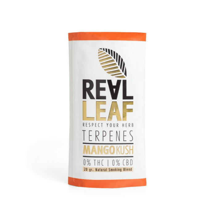 תחליף טבק ריליף טרפנים מזן או-ג'י קוש | RealLeaf Og Kush Herbal blend