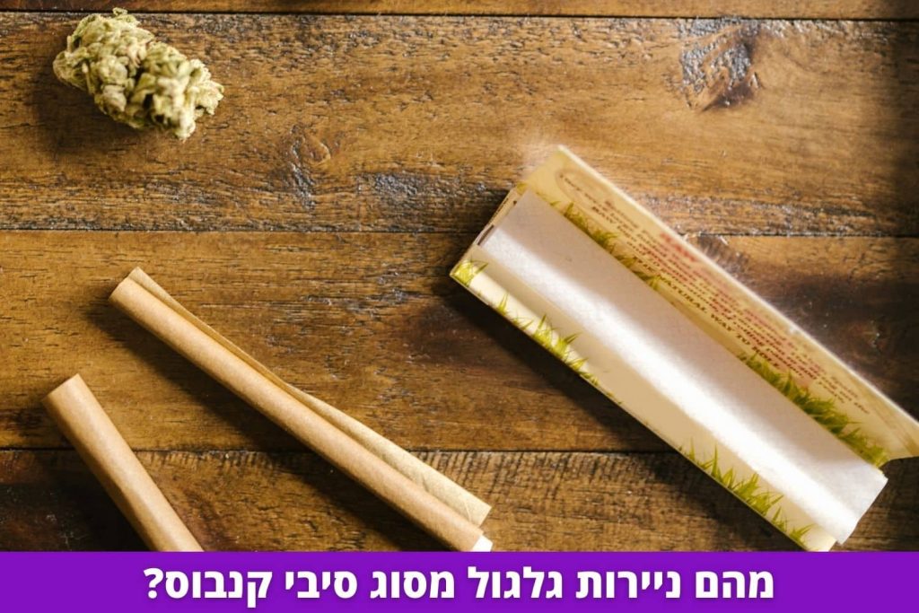 מהם ניירות גלגול מסוג סיבי קנבוס?