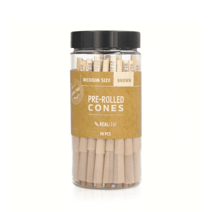 קונוסים אורגניים מדיום ריליף 50 יחידות | Medium Organic Cones RealLeaf
