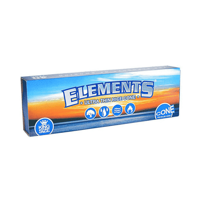 40 קונוסים מוכנים קינג סייז אלמנטס | Elements King Size Cones 40 Pack