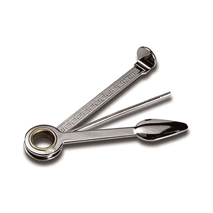 כלי עבודה ממתכת 3 חלקים | Stainless Steel Smoking Tool