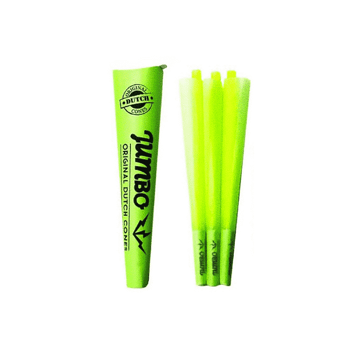 3 קונוסים ירוקים למילוי קינג סייז | Jumbo King Size Green Cone 3 Pack