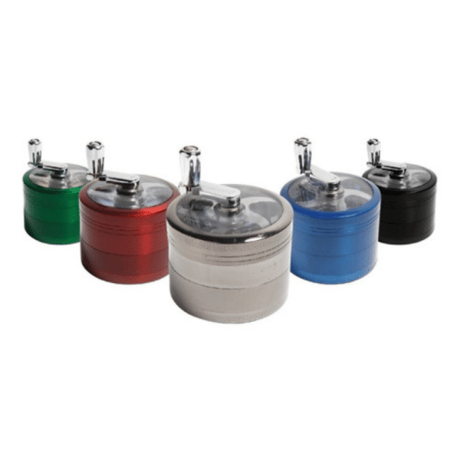 גריינדר מנואלה 4 קומות | Four Part Herb Grinder With Handle