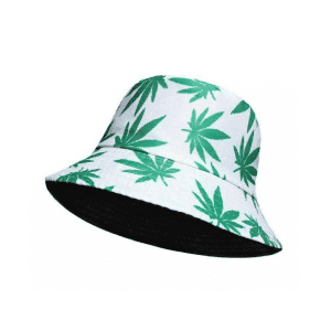 כובע טמבל בעיצוב עלי קנאביס | Weed Leaf Bucket Hat