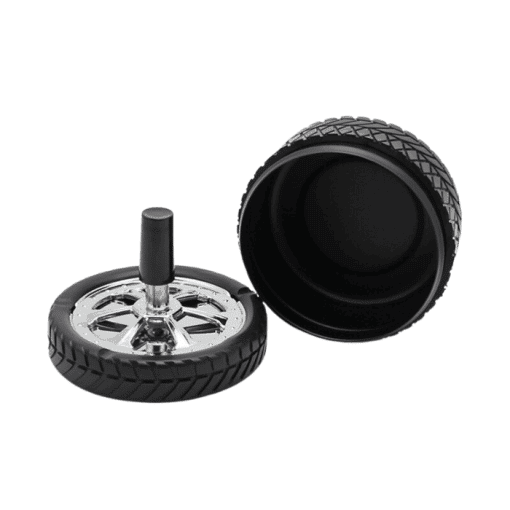 מאפרת קפיץ בעיצוב צמיג | Tire Spinning Ashtray