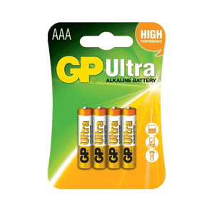 4 סוללות AAA ג׳י פי אולטרא | GP Ultra AAA Battery 4 Pack