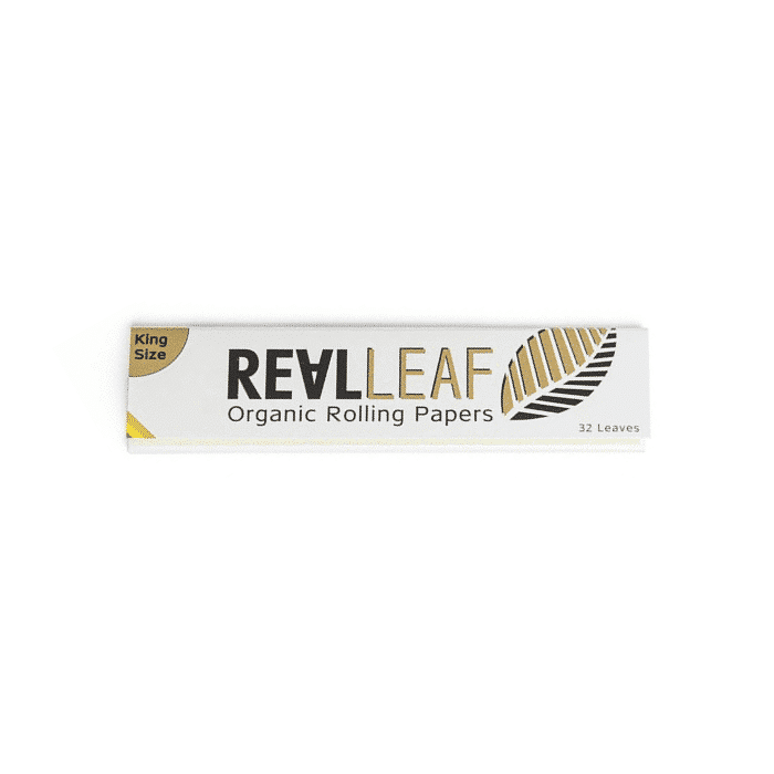 נייר גלגול אורז קינג סייז עם פילטרים ריליף | RealLeaf King Size Rice Papers + Tips