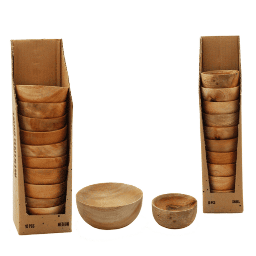 קססונית עץ בעבודת יד | Wooden Mixing Bowl