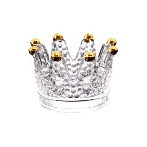 מאפרת קריסטל קטנה כתר | Crown Crystal Ashtray