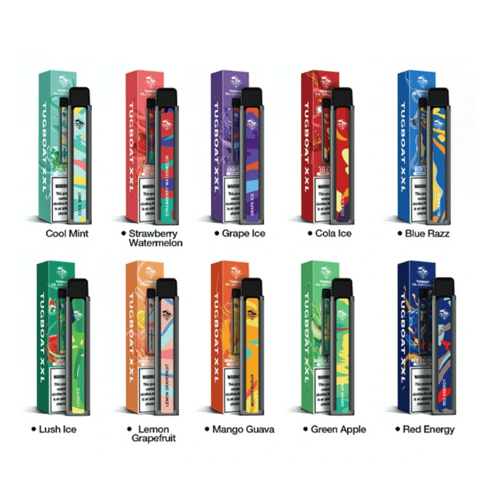 סיגריה אלקטרונית חד פעמית טאגבואוט טאג בואט 2500 שאיפות tugboat xxl vape 2500 puffs סיגריה אלקטרונית טאגבואוט 2500 שאיפות | Tugboat XXL 2500 Puffs Vape