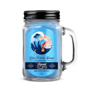 נר ריחני לנטרול ריחות אוקיינוס כחול | Beamer Candles Blue F*#kin' Ocean