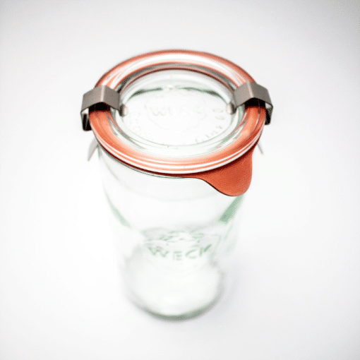 צנצנת יישון ואיזון לחות 340 מיליליטר | Weck 340ml Cylindrical Jar