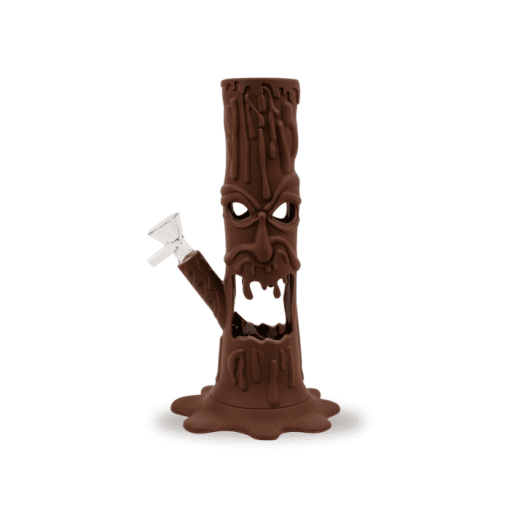 באנג זכוכית עם סיליקון בעיצוב עץ | Glass And Silicone Tree Bong