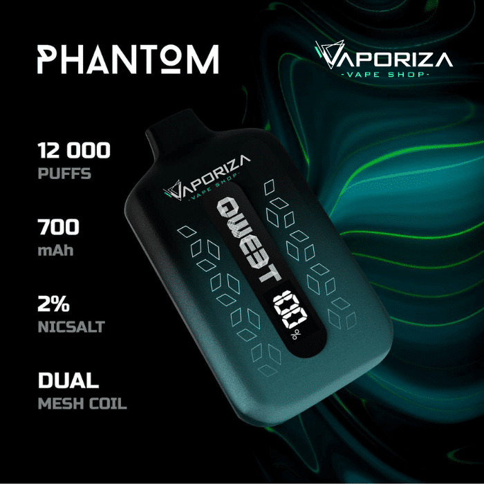 סיגריה אלקטרונית קוויט 12000 שאיפות | Qweet Phantom 12000 Puffs Vape