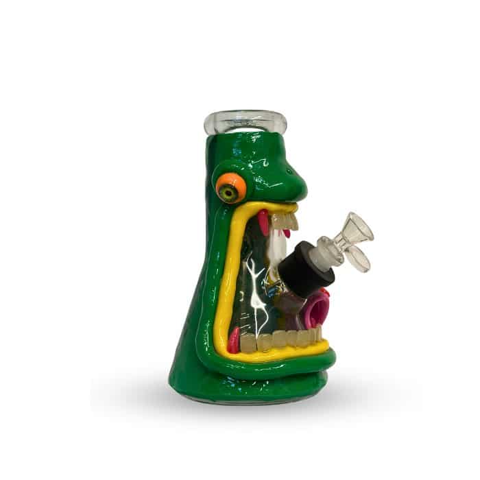 באנג ביקר בינוני מפלצת ירוק | Green Monster Medium Beaker Bong