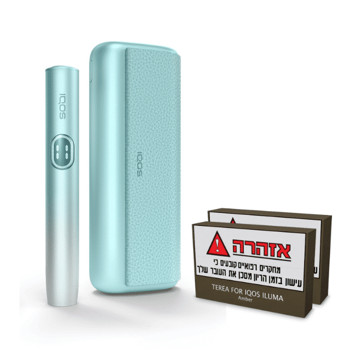 ערכת אייקוס אילומה איי פריים עם שתי חפיסות טריאה | IQOS ILUMA I Prime Startet Kit