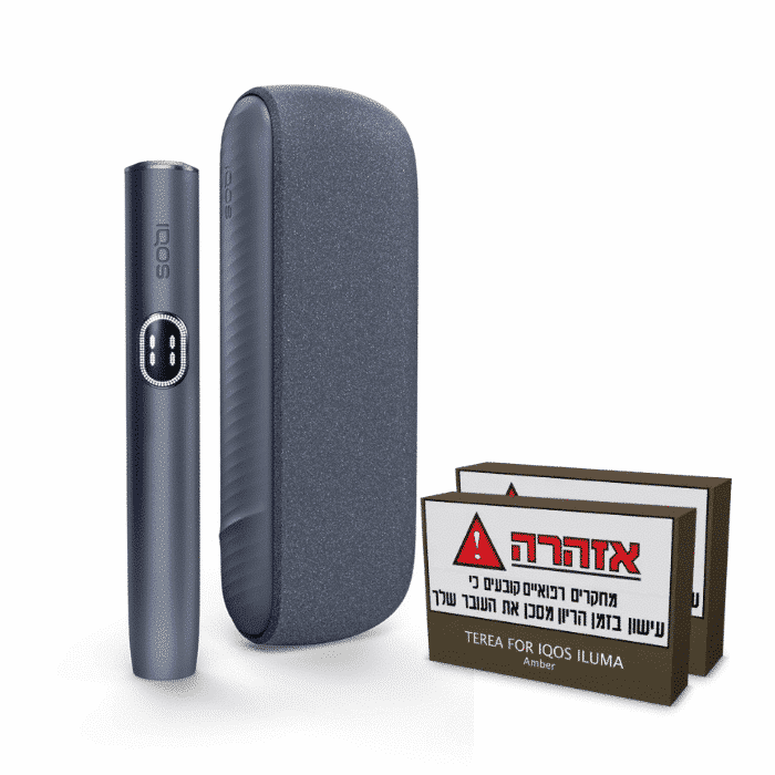 ערכת אייקוס אילומה איי עם שתי חפיסות טריאה | IQOS ILUMA I Startet Kit