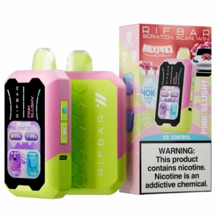 סיגריה אלקטרונית ריף בר 60000 שאיפות וויפ rifbar mix pro 60k puffs vape סיגריה אלקטרונית ריף בר 60,000 שאיפות | Rifbar 60K Puffs MixPro Vape